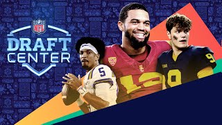 NFL Draft Center Live Coverage of Every Round 1 Pick [upl. by Nylrats]