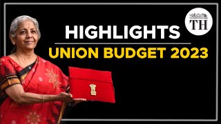 Highlights of the Union Budget 2023  The Hindu [upl. by Brandi]