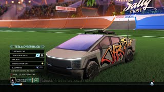 Rocket League Meets Cybertruck The Ultimate Car Showcase [upl. by Estren]