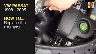 How to Replace the alternator on the Volkswagen Passat 1998 to 2005 [upl. by Coop]