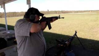 Firing the 223 Valmet SemiAuto Assault Rifle [upl. by Annalise39]