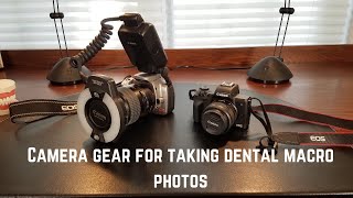 Camera gear for taking dental photos Canon Rebel XT [upl. by Mcclary]