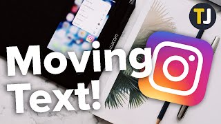 Making Text Move on Instagram Stories [upl. by Zasuwa894]