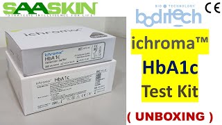 Boditech  ichroma™ HbA1c  Test Kit  UNBOXING  CFPC35  Medical FIA [upl. by Oinotnanauj]