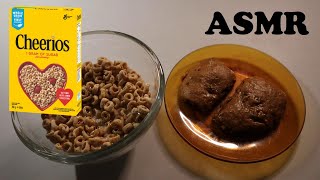 CHEERIOS amp SOFT MOLASSES COOKIES ASMR MUKBANG [upl. by Sublett]