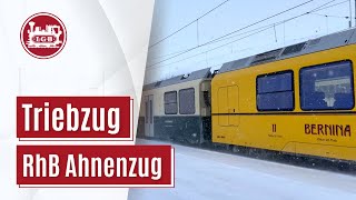 Seit Mitte Dezember 2023 ist der Ahnenzug auf dem Streckennetz der RhB unterwegs [upl. by Boiney]