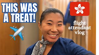 INTERNATIONAL FLIGHT ATTENDANT VLOG this was a treat [upl. by Adnilab]