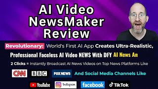 AI Video News Maker Review [upl. by Enilatan]