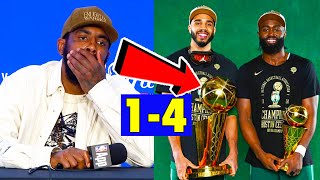 Kyrie Irving REACTS To Losing 41 To Boston Celtics 2024 NBA Finals 🔥 [upl. by Odie]