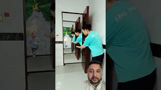 3D animation door 🚪 open and close by mom 👩 ASMR door 🚪 challengeanimation 3danimationshorts [upl. by Salohcin]