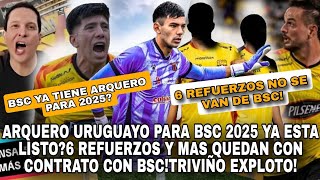 ARQUERO URUGUAYO LISTO PARA BSC 20256 REFUERZOS Y MAS QUEDAN CON CONTRATO CON BSCTRIVIÑO EXPLOTO [upl. by Goldie]