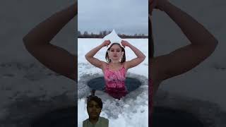 snow mermaid winter swimming nature music duet song love icequeen [upl. by Assirrak]