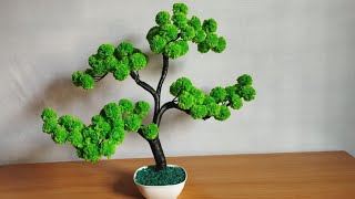 🌳🌳COMO HACER UN BONSAI DE ALAMBRE CON CABLES DE LUZ  TUTORIAL [upl. by Yral]