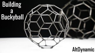 Carbon Fiber Buckyball Molecule Model Assembly [upl. by Chastity]