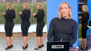 Vicky Gomersalls Great Ass in Tight Black DressHeels  Sky Sports News 1452024 [upl. by Tavey135]