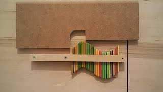 DIY Contour Gauge Duplicator  How to Make Tool Copy Shape Measuring for Corners and Contoured [upl. by Ludvig]