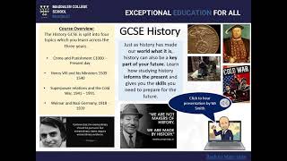 Y8 GCSE Options  History [upl. by Etnoval]