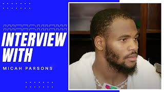 Micah Parsons Postgame Week 3 BALvsDAL  Dallas Cowboys 2024 [upl. by Notserk535]