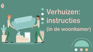 Instructies geven bij een verhuis woonkamer NT2 Waystage NT2 12 A2 [upl. by Notsek]