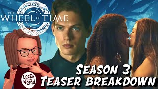 The Wheel of Time Season 3 Official Teaser Breakdown [upl. by Balcke]