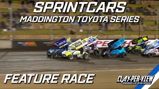 Sprintcars  Maddington Toyota Series  Perth Motorplex  22nd Oct 2022  ClayPerView Highlights [upl. by Ennoryt]