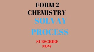 Kcse Revision Form 2 ChemistrySolvay Process Flow Chart [upl. by Germann]