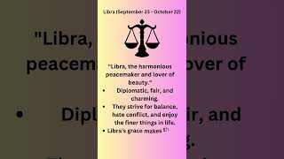 Libra Personality Traits astroshastra shortsfeed zodiac astrologylibra libratraits [upl. by Marucci]