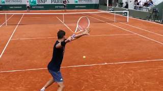 Dominic Thiem practice [upl. by Waverly]