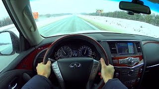 2016 Infiniti QX80 POV Test Drive [upl. by Greg641]