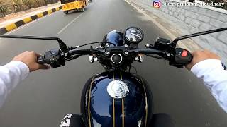 2019 JAWA 42 Test Ride Mileage and walkaround Review [upl. by Pantheas]