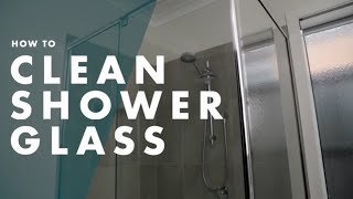 How To Clean Shower Glass  Bunnings Warehouse [upl. by Griselda]