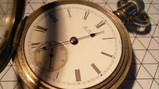 AWC  American Watch Co Waltham  Civil War Era Pocket Watch [upl. by Yrevi]