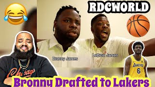 How LeBron was after Bronny got drafted to the Lakers RDCworld1  REACTION [upl. by Dwaine]