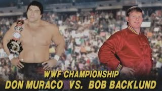 1983 March 20  WWF MSG  Magnificent Muraco vs Bob Backlund  World Title Texas Death Match [upl. by Tillinger351]