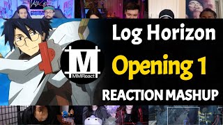 Log Horizon Opening 1  Reaction Mashup [upl. by Dorkus]