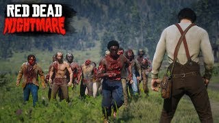 John Marston Fights the UNDEAD → RDR2 ZOMBIES MOD [upl. by Godred20]