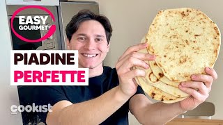 5 CONSIGLI per delle PIADINE PERFETTE  i trucchi di Michele Ghedini [upl. by Demakis]