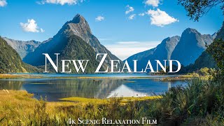 New Zealand 4K  Scenic Relaxation Film With Inspiring Music [upl. by Seaden254]