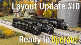 The layout is ready for Operations  Finger Lakes Railway Layout Update 10 [upl. by Cartan295]