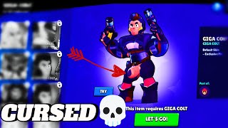 CURSED🤯 GIGA COLT😂 PART 1 BRAWL STARS⭐ [upl. by Ayaet]