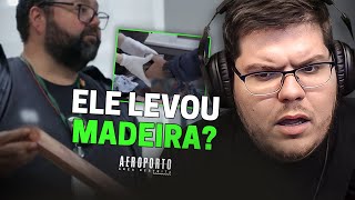 CASIMIRO REAGE AEROPORTO  COMO ELE TRAZ UMA PARADA DESSA  Cortes do Casimito [upl. by Opiak]