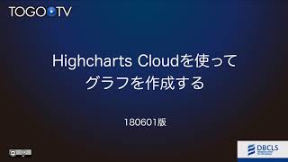 Highcharts Cloudをつかってグラフを作成する [upl. by Lattie]