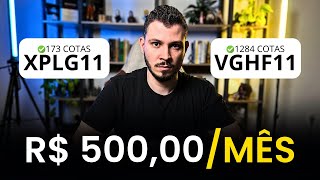 COMO TER UMA RENDA DE R500 POR MÊS COM FUNDOS IMOBILIÁRIOS [upl. by Meda]