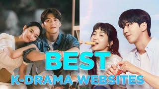 Best Legal KDrama Sites Watch Korean Drama For Free [upl. by Aneeras]