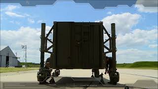 Rapid Expandable Shelter CEGELEC Airforce [upl. by Akcirederf]