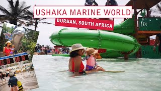 USHAKA MARINE WORLD  DURBAN SOUTH AFRICA  FAMILY VLOG 8 [upl. by Ahsienahs]