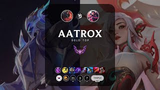 Aatrox Top vs Irelia  KR Master Patch 143 [upl. by Mauricio]