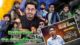 Kaztro Tribute Video Song  TVA Members Reacion  Discord Reaction  Kaztro Song [upl. by Nannek]