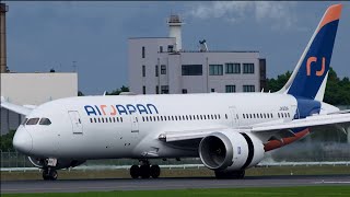 Air Japan Boeing 7878 JA801A JA803A Landing at Narita 34R  NRTRJAA  エアージャパン  成田空港  AirJapan [upl. by Irik]