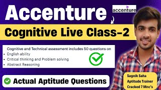 Accenture Cognitive Assessment 2024  Actual Questions Accenture Aptitude Questions amp Answers 2024 [upl. by Rehotsirk388]